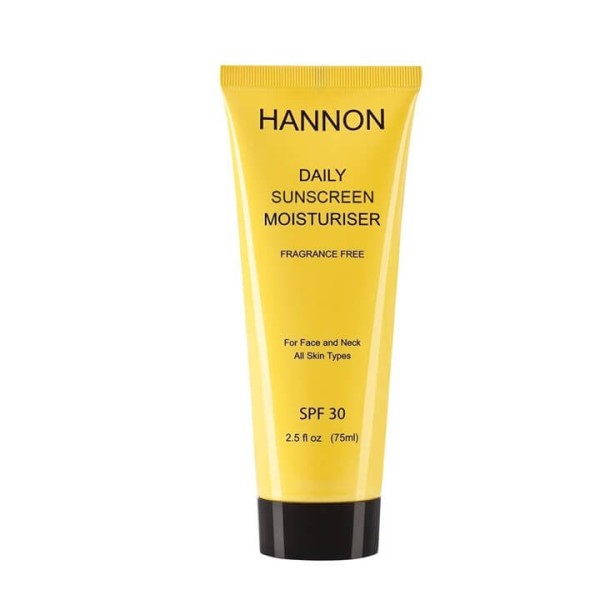 HANNON Daily Sunscreen / Sunblock Moisturiser SPF30 75ml